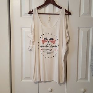 Seven7 Cold Shoulder T-shirt